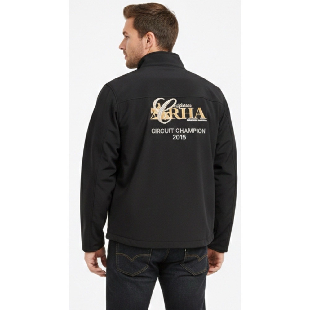 NRHA 2015 Circuit Champion Jacket Mens XL Black Softshell Western Reining 24